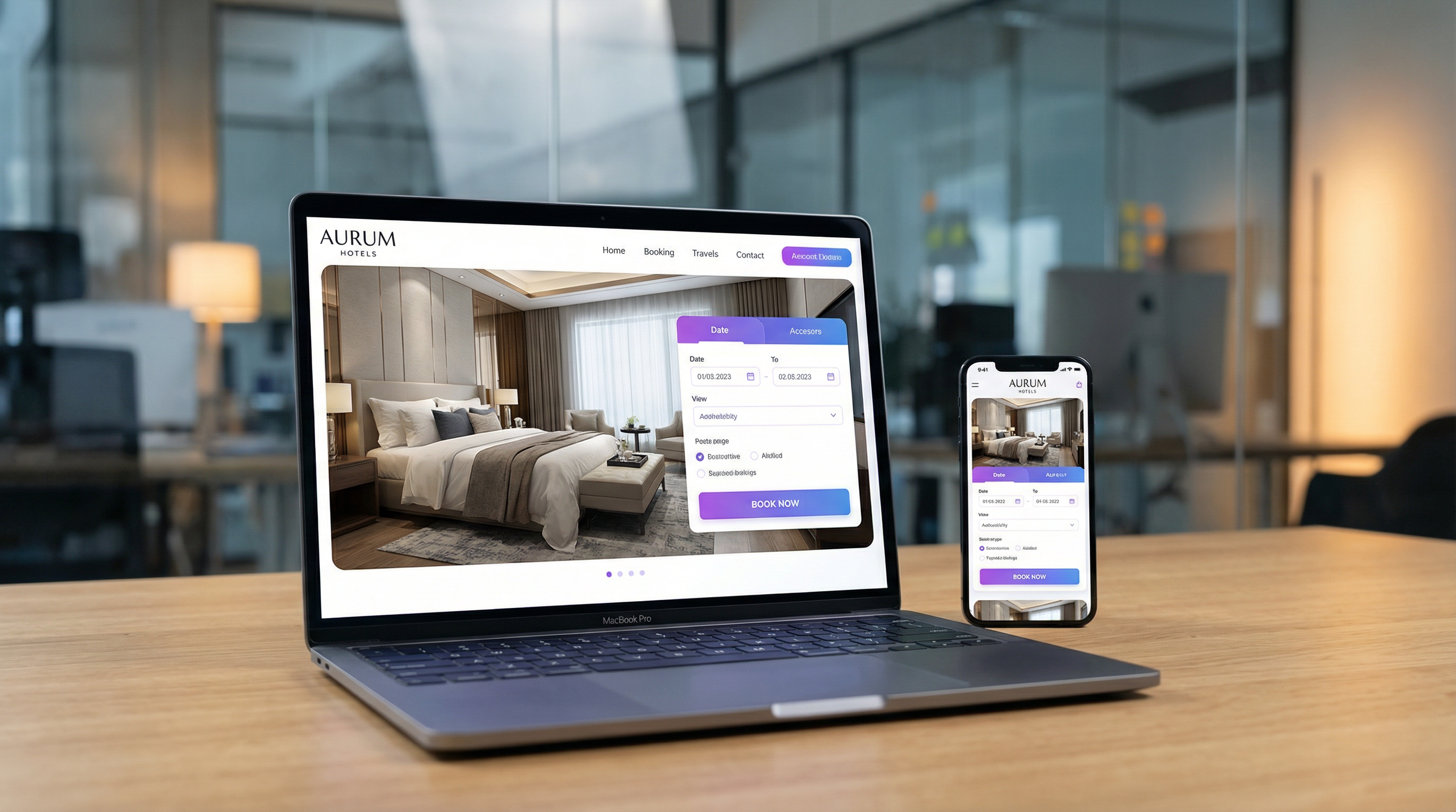 Direct Booking Platform Interface